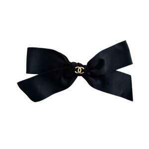 Rare Vintage Chanel Silk/Satin Bow Brooch/Pin
